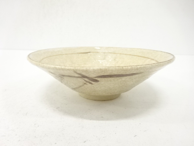 Flat tea bowl, Rokubeigama-zukuri